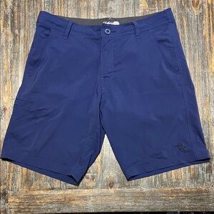 Richards Men's Navy Flat Front Shorts